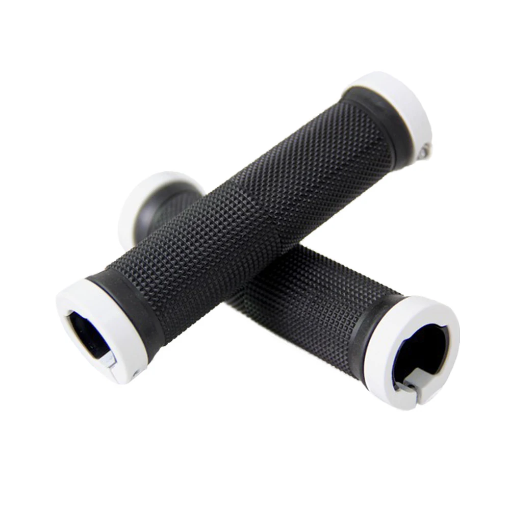 1 Pair MTB Road Bike Handlebar Grips Soft Rubber Anti-Slip Ergonomic Bicycle Handle Bar End Lock On Smooth Handle Cover BC0029 (10)