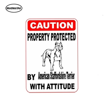 HotMeiNi 13cm x 8.7cm Car Styling Property Protected By American Stafford Shire Terrier Dog Car Sticker Waterproof Accessories
HotMeiNi 13cm x 8.7cm Car Styling Property Protected By American Stafford Shire Terrier Dog Car Sticker Waterproof Accessories
