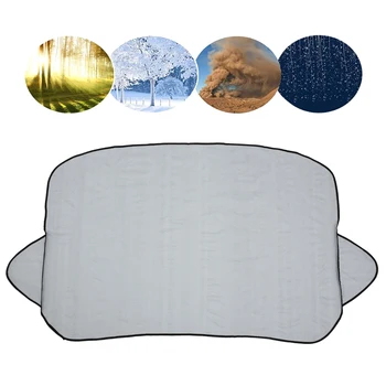 1PC Universal Car Front Windshield Cover Auto Sunshade Snow Ice Protection Cover Winter Summer Windshield Shield 148x125CM
1PC Universal Car Front Windshield Cover Auto Sunshade Snow Ice Protection Cover Winter Summer Windshield Shield 148x125CM
