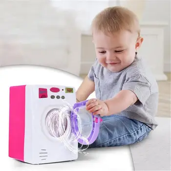 Simulation Washing Machine model Mini Small Home Appliance Pretend Toy Light Sound Effect Automatic Drain Rotating Drum Kids Toy 
Simulation Washing Machine model Mini Small Home Appliance Pretend Toy Light Sound Effect Automatic Drain Rotating Drum Kids Toy