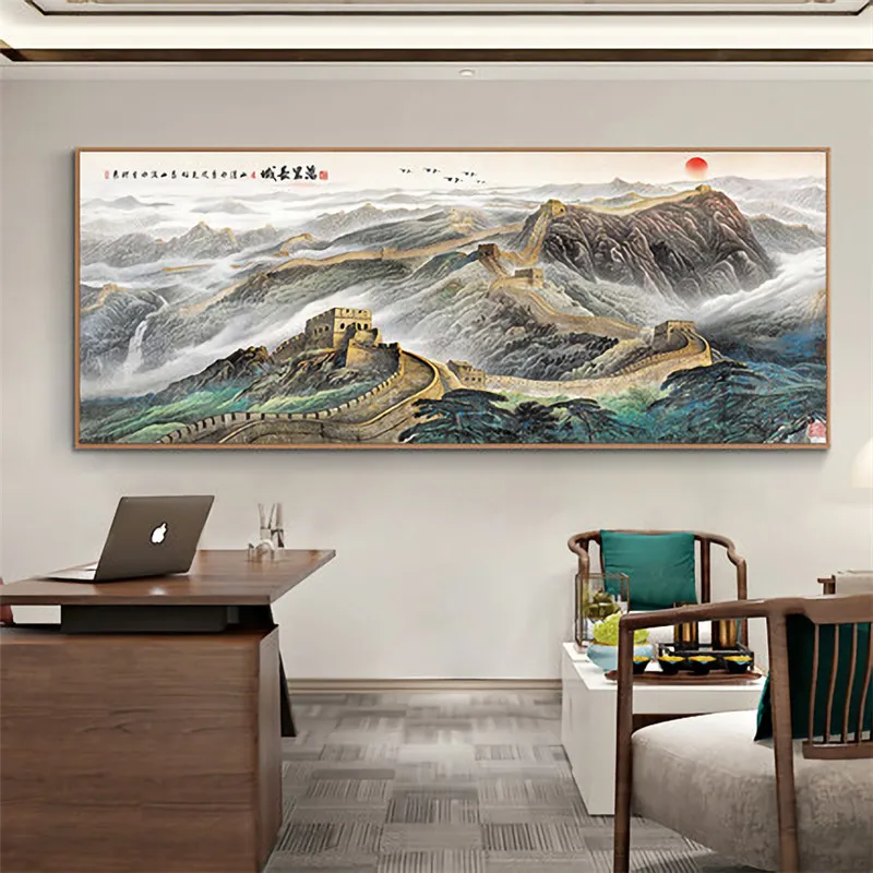 Canvas Painting Poster the Great Wall Retro Chinese Landscape Mountain Wall Art Picture Prints For Office Living Room Home Decor
Canvas Painting Poster the Great Wall Retro Chinese Landscape Mountain Wall Art Picture Prints For Office Living Room Home Decor