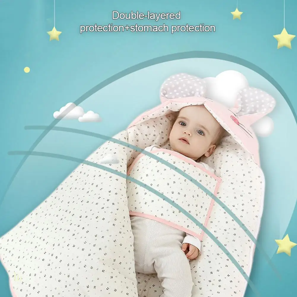 Детские спальные мешки для новорожденных зимняя теплая пеленальная пеленка