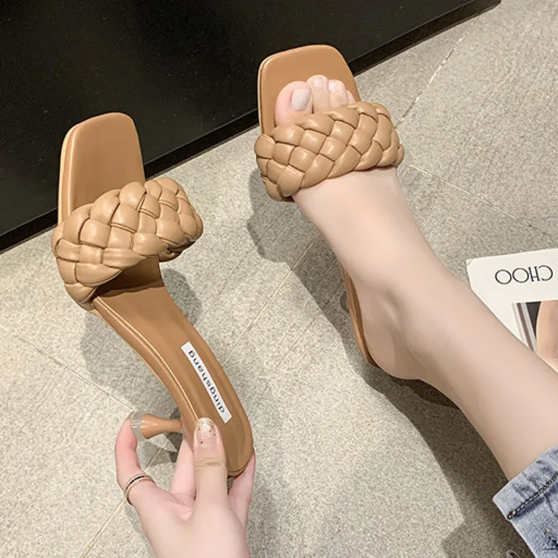 Square 2020 New Design Toe Thin High Heel Slippers Women Sandals Fashion Slip On Slides Summer Shoe for Women Mule
Square 2020 New Design Toe Thin High Heel Slippers Women Sandals Fashion Slip On Slides Summer Shoe for Women Mule