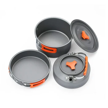 Outdoor Camping Hiking Cookware Tableware Picnic Cooking Pan Fry Pan Kettle Teapot Foldable Fork Spoon Kit Camping Picnic Tools
Outdoor Camping Hiking Cookware Tableware Picnic Cooking Pan Fry Pan Kettle Teapot Foldable Fork Spoon Kit Camping Picnic Tools