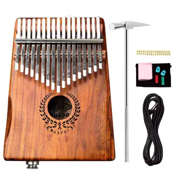 17-Key Electric Box Kalimba Mbira Calimba Solid Acacia Thumb Piano with New 17 Bond EQ
17-Key Electric Box Kalimba Mbira Calimba Solid Acacia Thumb Piano with New 17 Bond EQ