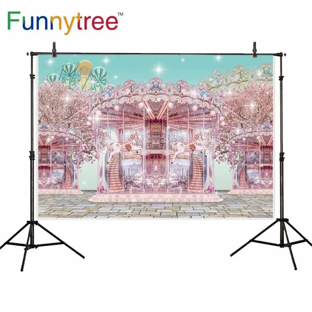 Funnytree birthday backdrop photography studio carousel playground glitter children wonderland fariy tale background photophone
Funnytree birthday backdrop photography studio carousel playground glitter children wonderland fariy tale background photophone