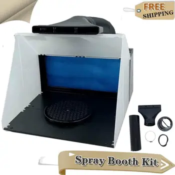 Portable Hobby Airbrush Spray Booth Kit Wet Painting System Exhaust Filter Extractor Set for Model Crafts Paint Airbrush Work
Portable Hobby Airbrush Spray Booth Kit Wet Painting System Exhaust Filter Extractor Set for Model Crafts Paint Airbrush Work