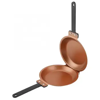 Frying Pan Double Side Non-stick Flip Frying Pan Fried Egg Pancake Maker Household Kitchen Cookware Kitchen Cooking tool
Frying Pan Double Side Non-stick Flip Frying Pan Fried Egg Pancake Maker Household Kitchen Cookware Kitchen Cooking tool