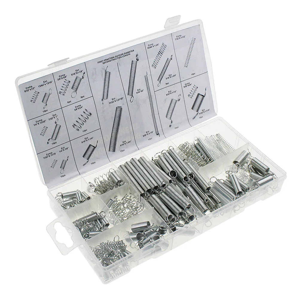 Metal Tension / Compression Springs for Electrical Hardware Combination Tool Sets 200 Pieces of Household Multi-function 131
Metal Tension / Compression Springs for Electrical Hardware Combination Tool Sets 200 Pieces of Household Multi-function 131