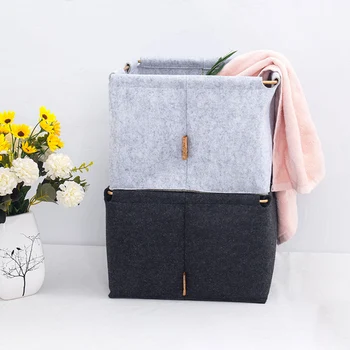 Felt Storage Basket with Metal Handle Simple Toys Book Sundries Organizer Box Home Clothes Towel Laundry Basket Grey Black
Felt Storage Basket with Metal Handle Simple Toys Book Sundries Organizer Box Home Clothes Towel Laundry Basket Grey Black