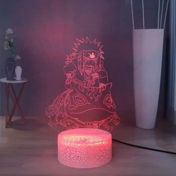 Lamp Table Lamp Jiraiya Anime LED Night Light Naruto Figures 3D Visual Night Lamp Gama Sennin 7 colors Desk Lamp Child Xmas Lamp
Lamp Table Lamp Jiraiya Anime LED Night Light Naruto Figures 3D Visual Night Lamp Gama Sennin 7 colors Desk Lamp Child Xmas Lamp