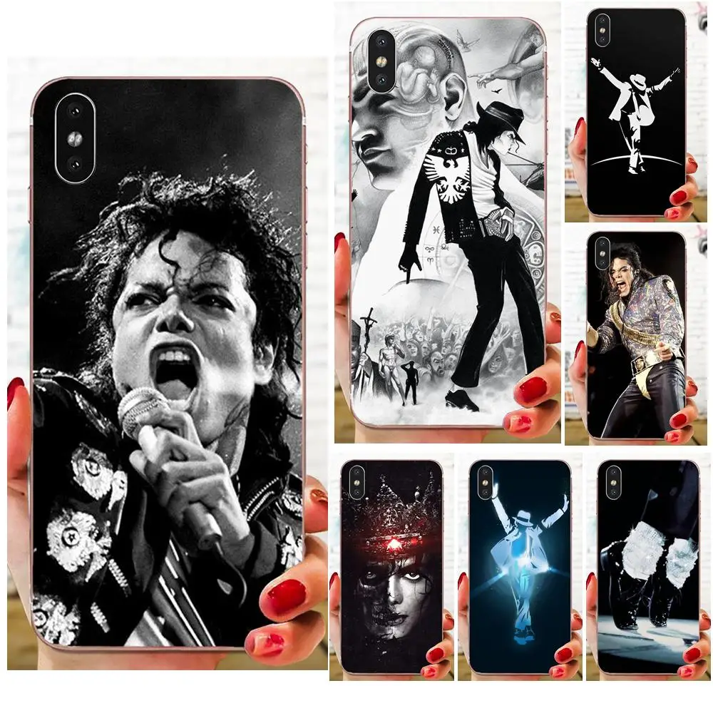 Для Apple iPhone 4 4S 5 5C 5S SE 6 6S 7 8 11 Plus Pro X XS Max XR мягкий дизайн Майкл Джексон Кинг |