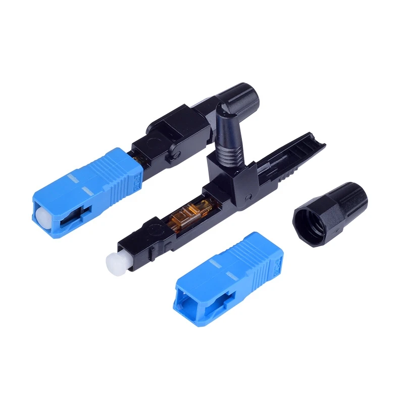 SC UPC Single Mode Fiber Optic Fast Connector SC UPC FTTH SC Quick Connector SC Adapter Field Assembly
SC UPC Single Mode Fiber Optic Fast Connector SC UPC FTTH SC Quick Connector SC Adapter Field Assembly