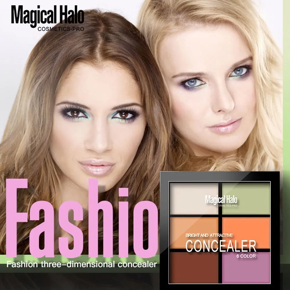 6 Color Natural Professional Concealer Palettes Makeup Facial Cream Contour Powder Foundation Palette Cosmetic
6 Color Natural Professional Concealer Palettes Makeup Facial Cream Contour Powder Foundation Palette Cosmetic