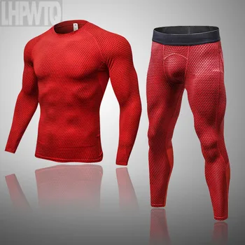 Men's clothing Winter two layer sweatsuit long johns Thermal underwear 2-pc/set Compression shirt pants Fitness workout set
Men's clothing Winter two layer sweatsuit long johns Thermal underwear 2-pc/set Compression shirt pants Fitness workout set
