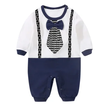 Boys Bodysuit With Bowknot Infant Baby Boys Clothes Jumpsuit Gentleman Fake 2 Piece Design Long Sleeve Rompers Kids Hot
Boys Bodysuit With Bowknot Infant Baby Boys Clothes Jumpsuit Gentleman Fake 2 Piece Design Long Sleeve Rompers Kids Hot