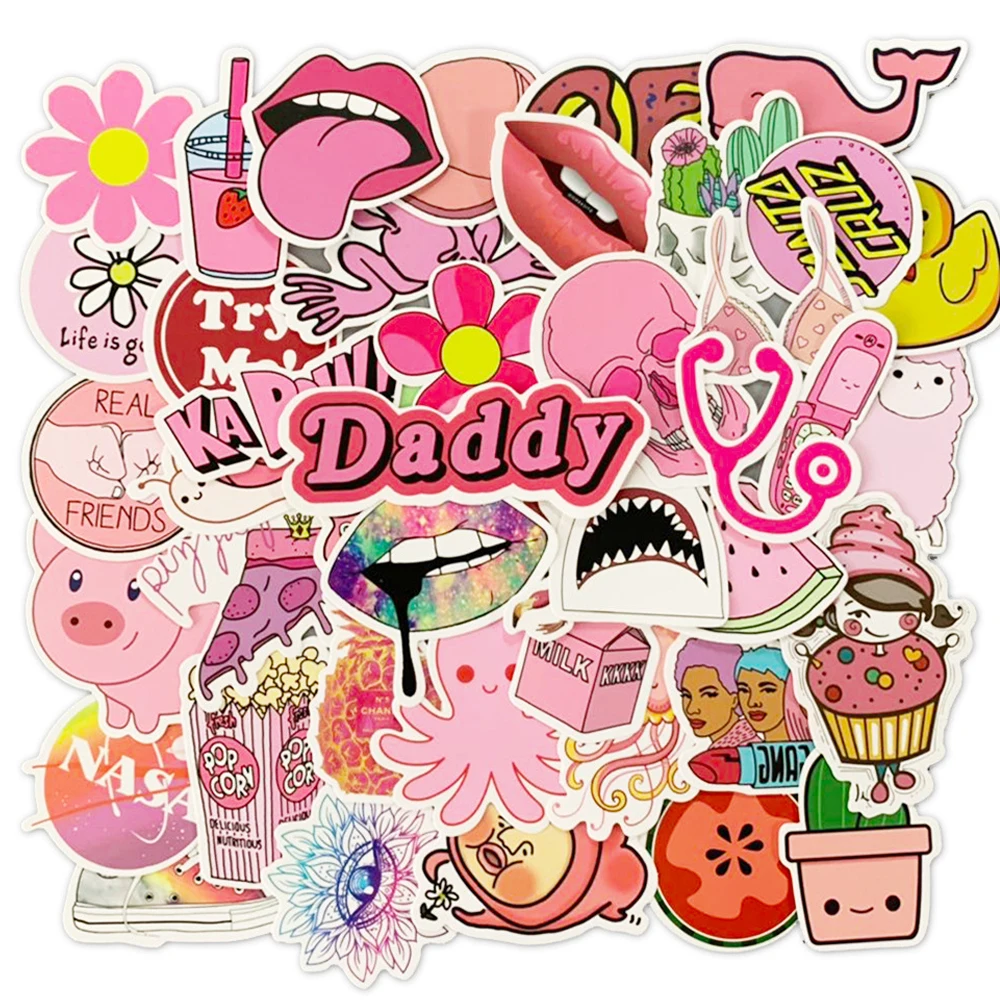 50/100PCS Beautiful Lovely VSCO Girl Stickers Gift Kawaii Cartoon Decal Pegatinas For DIY Guitar Laptop Stationery Sticker Toys
50/100PCS Beautiful Lovely VSCO Girl Stickers Gift Kawaii Cartoon Decal Pegatinas For DIY Guitar Laptop Stationery Sticker Toys