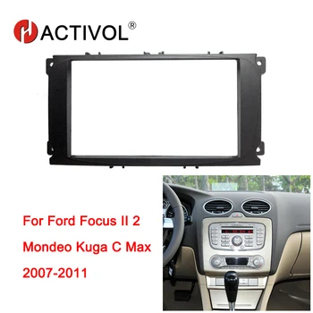HACTIVOL 2 Din Car Radio face plate Frame for Ford Focus 2 mondeo Kuga C max 2007-2011 Car DVD GPS Player panel dash mount kit
HACTIVOL 2 Din Car Radio face plate Frame for Ford Focus 2 mondeo Kuga C max 2007-2011 Car DVD GPS Player panel dash mount kit