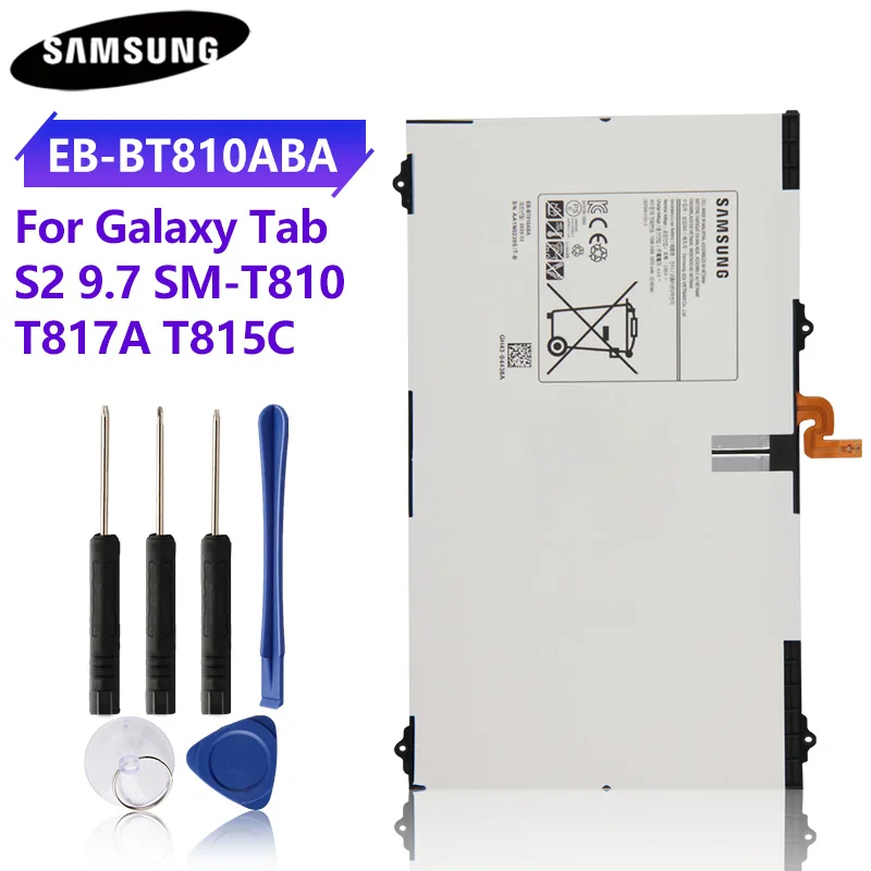 Оригинальный аккумулятор для планшета EB-BT810ABE EB-BT810ABA Samsung GALAXY Tab S2 T810 SM-T815C/V/W/T T819C T813