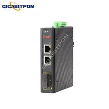 

Industrial 3-port full Gigabit Ethernet smart switch 2*POE port+1*SFP port, IEEE 802.3af/at IP40 lightning protection DIN rail