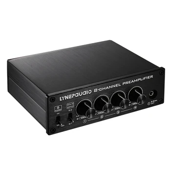 Lynepauaio Pre-Amplifier Speaker Distributor, 2 In 8 Out Switcher, With Volume Control And Earphone 16-600 Ohms / Monitor Functi
Lynepauaio Pre-Amplifier Speaker Distributor, 2 In 8 Out Switcher, With Volume Control And Earphone 16-600 Ohms / Monitor Functi