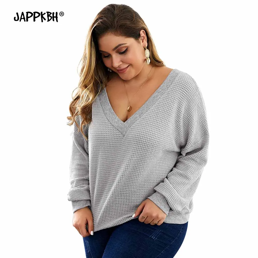 2020 Women's Sweater Autumn Casual Oversize Knitted Pullover Jacket Female Plus Size Loose Tops Sexy V Neck Long Sleeve Outwear
2020 Women's Sweater Autumn Casual Oversize Knitted Pullover Jacket Female Plus Size Loose Tops Sexy V Neck Long Sleeve Outwear