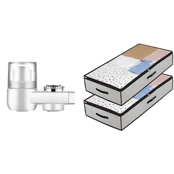 1 Pcs Tap Water Filter Faucet Faucet Water Filter Tap Water Purifier Filter & 2 Pcs Underbed Storage Bags Large
1 Pcs Tap Water Filter Faucet Faucet Water Filter Tap Water Purifier Filter & 2 Pcs Underbed Storage Bags Large