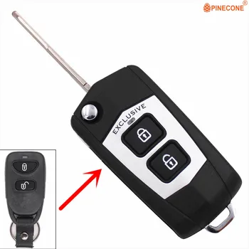 PINECONE for Kia Sportage 2 Button Key Modified Flip Folding Car Fob Key Shell Case Korean Type
PINECONE for Kia Sportage 2 Button Key Modified Flip Folding Car Fob Key Shell Case Korean Type