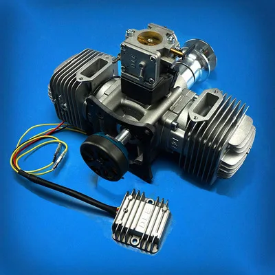 DLE170 Model Gasoline Engine Dual Cylinder Two Strokes 180W 170CC displacement with power generation system
DLE170 Model Gasoline Engine Dual Cylinder Two Strokes 180W 170CC displacement with power generation system