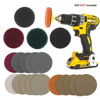21Pcs DIY Car Lights Kit Polishing Restoration Car Headlights Repair Set Car Care Sanding Discs Pad M16 Drill Adapter No Drill 
21Pcs DIY Car Lights Kit Polishing Restoration Car Headlights Repair Set Car Care Sanding Discs Pad M16 Drill Adapter No Drill