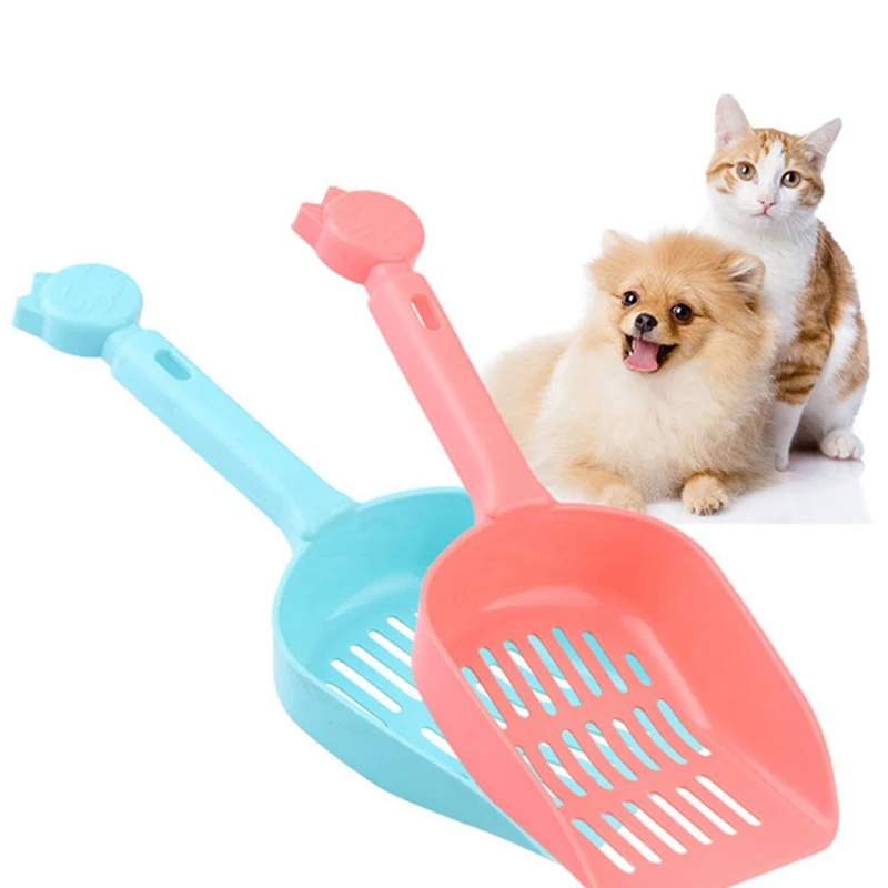 

Useful Plastic Cat Litter Scoop Pet Cleanning Tool Pet Litter Shovel Sand Cleaning Products Toilet For Dog Cats Food Spoons