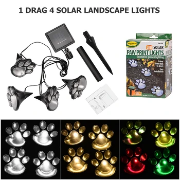 Solar Ground Lamp Lawn Lamp Footprint Shape Lamp Outdoor Garden Lawn Lamp LED Garden Light Waterproof Decor Solar Lights 
Solar Ground Lamp Lawn Lamp Footprint Shape Lamp Outdoor Garden Lawn Lamp LED Garden Light Waterproof Decor Solar Lights