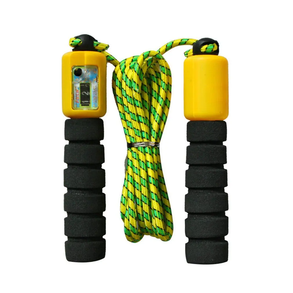 Jump Ropes with Counter Sports Fitness Adjustable Fast Speed Counting Jump Skip Rope Skipping Wire High Quality
Jump Ropes with Counter Sports Fitness Adjustable Fast Speed Counting Jump Skip Rope Skipping Wire High Quality