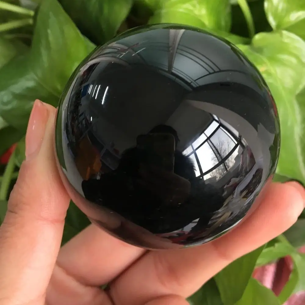 Beautiful natural obsidian hand-polished crystal ball natural crystal reiki healing 58-60MM
Beautiful natural obsidian hand-polished crystal ball natural crystal reiki healing 58-60MM