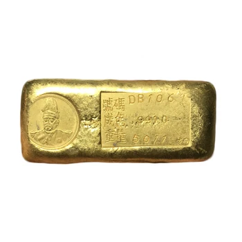 LAOJUNLU Imitation Antique Gold Ingot Yuan Shikai High Hat Gold Strip Pure Copper
LAOJUNLU Imitation Antique Gold Ingot Yuan Shikai High Hat Gold Strip Pure Copper
