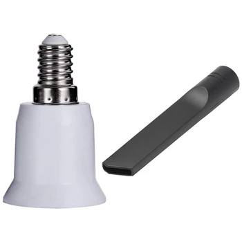 E14 to E26 E27 Adapter Chandelier Light Socket E14 to Medium Socket with 35mm Crevice Tool Port Corner Nook Cranny Tool
E14 to E26 E27 Adapter Chandelier Light Socket E14 to Medium Socket with 35mm Crevice Tool Port Corner Nook Cranny Tool