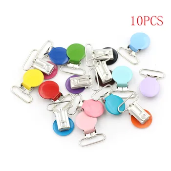 10Pcs/lot Baby Pacifier Clips Round Metal Holders Attache Baby Soother Clasps Safety Funny Accessories
10Pcs/lot Baby Pacifier Clips Round Metal Holders Attache Baby Soother Clasps Safety Funny Accessories