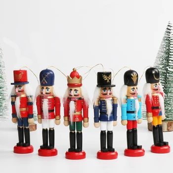 Wooden Nutcracker Puppet New Year Desktop Christmas Ornaments Drawing Walnuts Soldiers Christmas Decoration For Home 
Wooden Nutcracker Puppet New Year Desktop Christmas Ornaments Drawing Walnuts Soldiers Christmas Decoration For Home