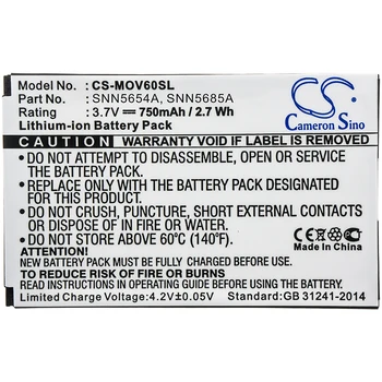 Cameron Sino 750mAh Battery For Motorola 270C i205 I30 I50 i530 i730 I733 I85 i860 I88 I90 I95 p270c P280 T280 T280i V6,SNN5705B
Cameron Sino 750mAh Battery For Motorola 270C i205 I30 I50 i530 i730 I733 I85 i860 I88 I90 I95 p270c P280 T280 T280i V6,SNN5705B