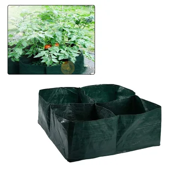 4 Divided Grids Square Planting Container Grow Bag PE Fabric Plants Flowers Vegetables Planter Pot Raised Garden Bed
4 Divided Grids Square Planting Container Grow Bag PE Fabric Plants Flowers Vegetables Planter Pot Raised Garden Bed
