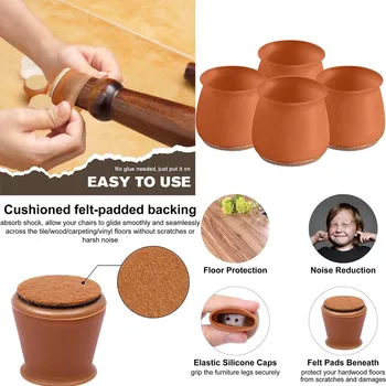 Silicon Cover Chair Table Leg Floor Protectors Table Chair Protective Cover Furniture Table Feet Cover Floor Protector Hardwood
Silicon Cover Chair Table Leg Floor Protectors Table Chair Protective Cover Furniture Table Feet Cover Floor Protector Hardwood