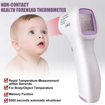 Digital Infrared Thermometer Forehead Temperature Gun Handheld Non-Contact Forehead Infrared Thermometer for Kids Adults
Digital Infrared Thermometer Forehead Temperature Gun Handheld Non-Contact Forehead Infrared Thermometer for Kids Adults