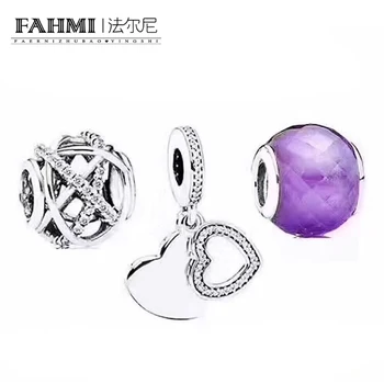 FAHMI 100% 925 Sterling Silver Love Pendant Hollow Beaded Glass Bead Set Elegant and Elegant Gift Surprise Collection
FAHMI 100% 925 Sterling Silver Love Pendant Hollow Beaded Glass Bead Set Elegant and Elegant Gift Surprise Collection