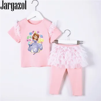 Jargazol Summer Cute Outfits Princess Sofia Lace Top&shorts Toddler Girls Clothes Fashion Little Children Clothing Set 2-7 Years
Jargazol Summer Cute Outfits Princess Sofia Lace Top&shorts Toddler Girls Clothes Fashion Little Children Clothing Set 2-7 Years