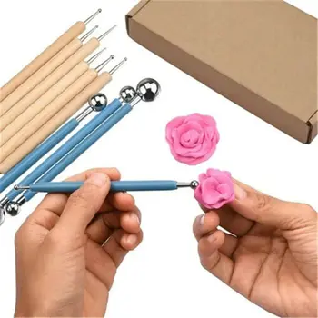 14pcs Ball Stylus Dotting Tools Set for Embossing Pattern Clay Pottery Ceramics Flower Carving Sculpting Modeling JHP-Be
14pcs Ball Stylus Dotting Tools Set for Embossing Pattern Clay Pottery Ceramics Flower Carving Sculpting Modeling JHP-Be