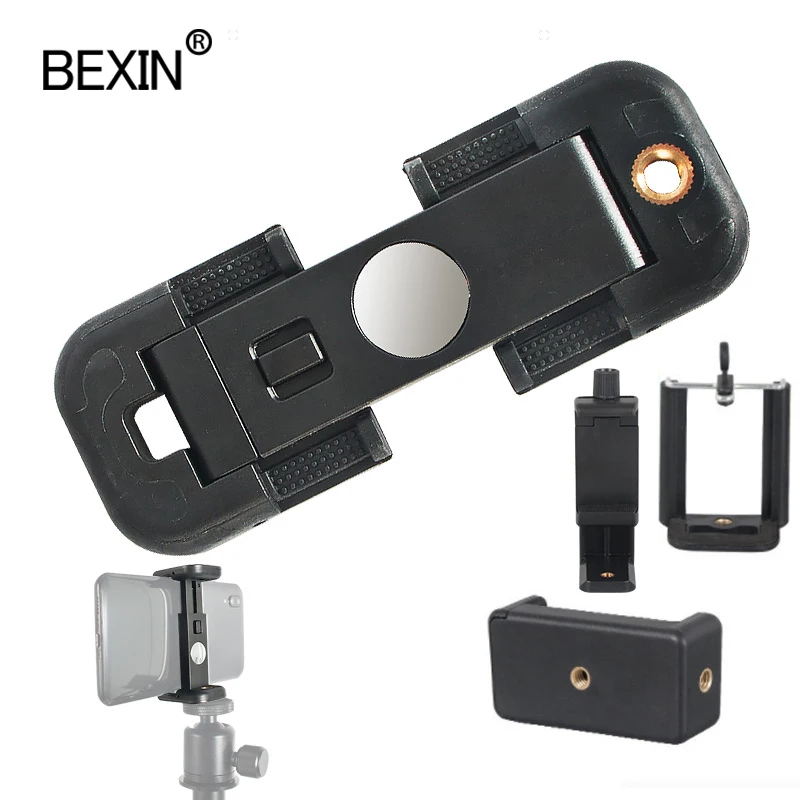360 Degree Rotate Tripod Mount Holder Cell Phone Stand Bracket mobile phone Clip Mount Bracket Adapter for tripod selfie stick
360 Degree Rotate Tripod Mount Holder Cell Phone Stand Bracket mobile phone Clip Mount Bracket Adapter for tripod selfie stick