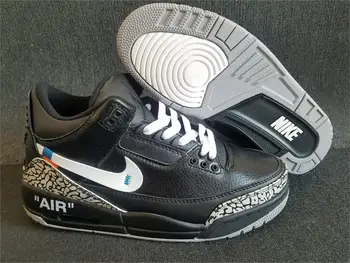Nike Air Jordan 3 x Off-white Men Basketball Shoes Outdoor Comfortable Sneakers Jordan Man Sports Sneakers Black 40-47
Nike Air Jordan 3 x Off-white Men Basketball Shoes Outdoor Comfortable Sneakers Jordan Man Sports Sneakers Black 40-47