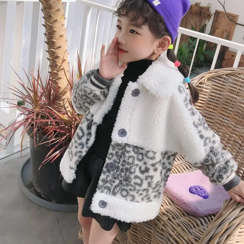 Winter Children Faux Lamb Fur Jacket Coat Girls Thicker Warm Sheep sheared leopard print outwear Modis kids clothes jacket Y2199
Winter Children Faux Lamb Fur Jacket Coat Girls Thicker Warm Sheep sheared leopard print outwear Modis kids clothes jacket Y2199