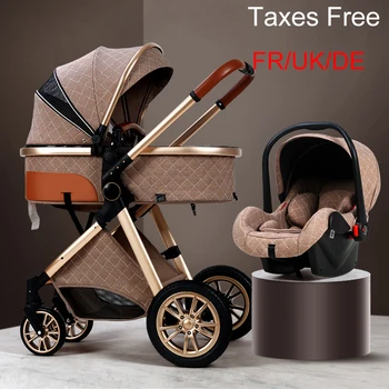 2020 New Baby Stroller 3 in 1 High Landscape Stroller Reclining Baby Carriage Foldable Stroller Baby Bassinet Puchair Newborn
2020 New Baby Stroller 3 in 1 High Landscape Stroller Reclining Baby Carriage Foldable Stroller Baby Bassinet Puchair Newborn
