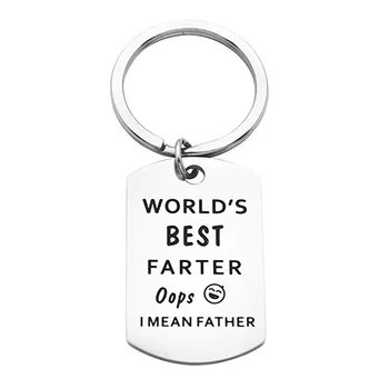 FATHER'S DAY Gift Titanium Steel Keychain \WORLD'S BEST FARTER Oops I MEAN FATHER\ Gifts For Dad, Husband
FATHER'S DAY Gift Titanium Steel Keychain \WORLD'S BEST FARTER Oops I MEAN FATHER\ Gifts For Dad, Husband